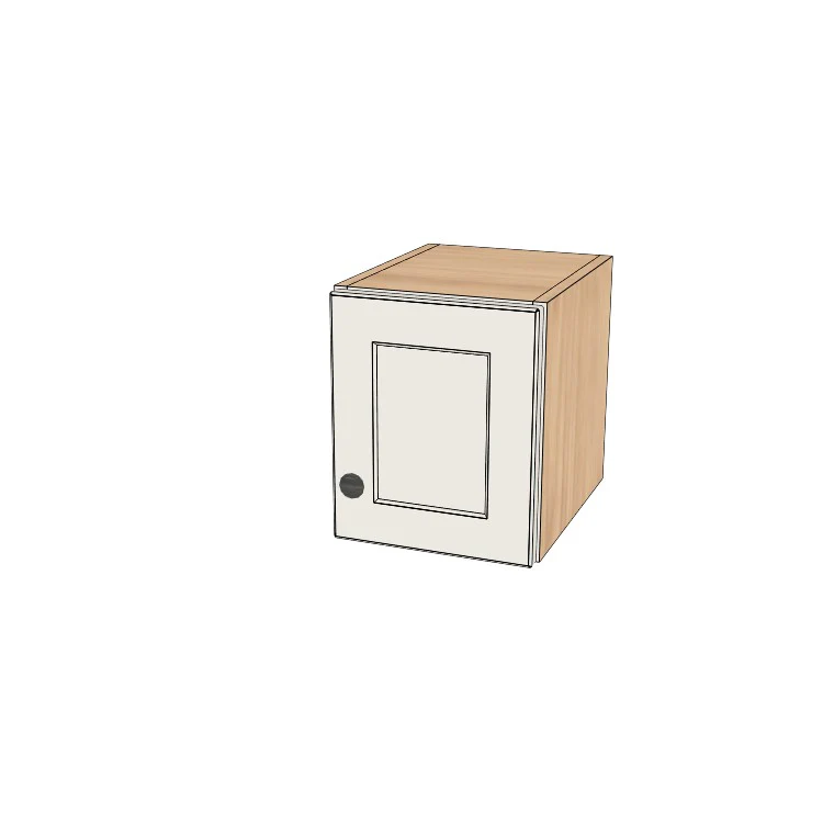 10" Wide x 12" High Wall Cabinet - (Hardrock Maple Boxes - Thermofoil Doors)