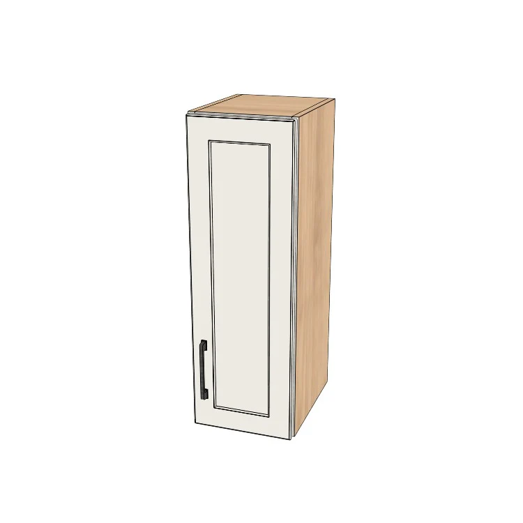 10" Wide x 30" High Wall Cabinet - (Hardrock Maple Melamine Boxes - Thermofoil Doors)