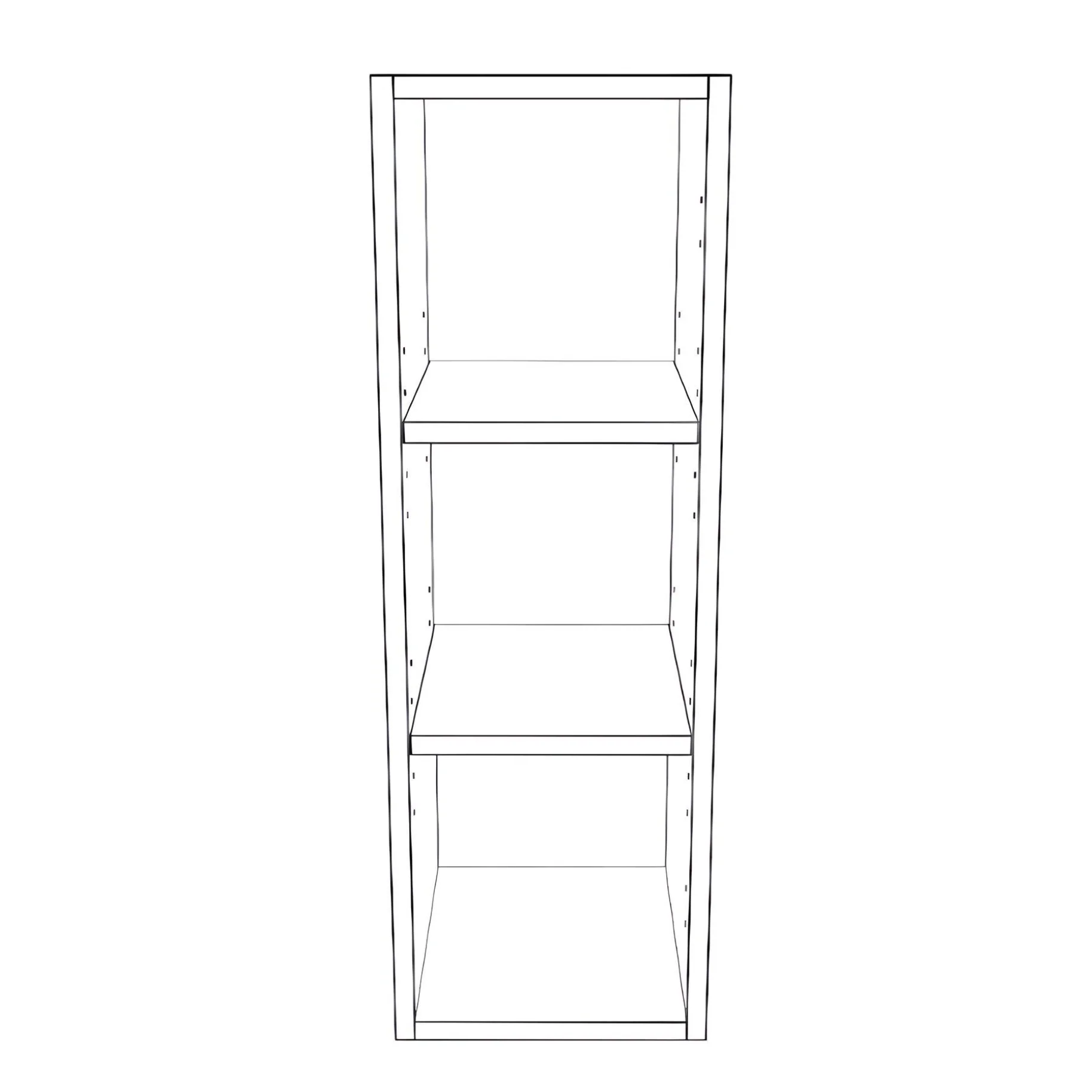 10" Wide x 30" High Wall Cabinet - Painted Doors - Image 2