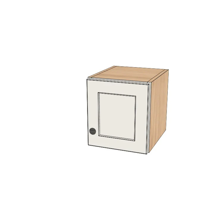 11" Wide x 12" High Wall Cabinet - (Hardrock Maple Boxes - Thermofoil Doors)