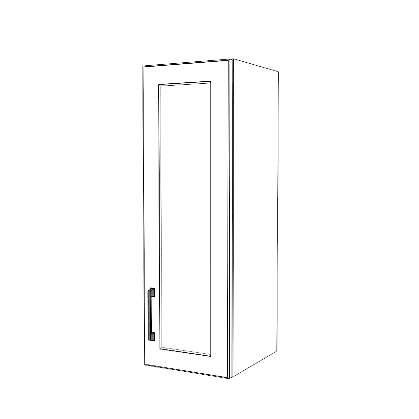 11" Wide x 34" High Wall Cabinet - Thermofoil Doors