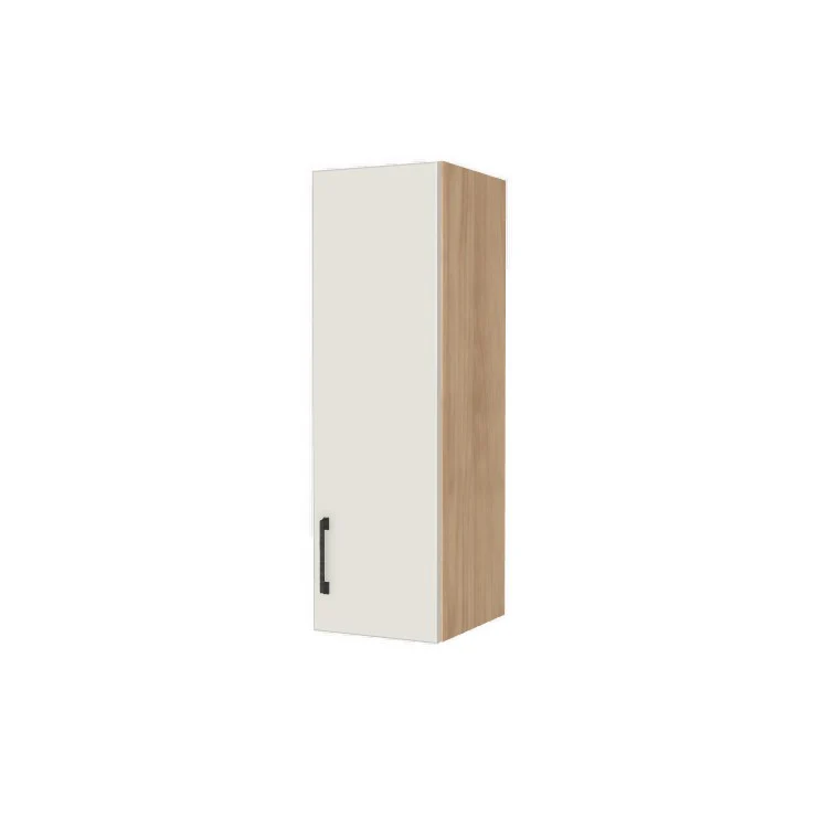 11" Wide x 36" High Wall Cabinet - (Ply Wood Boxes - Flat Panel Doors)
