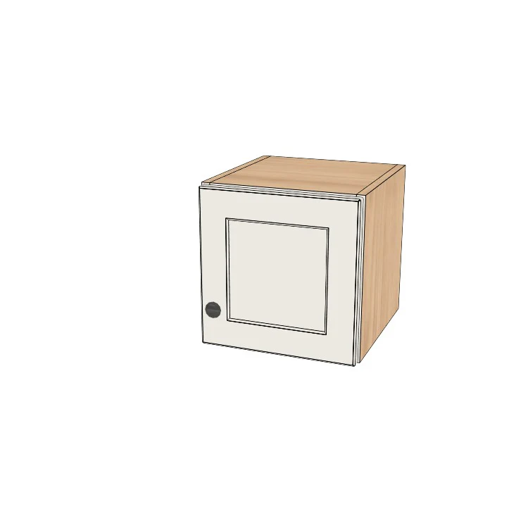 12" Wide x 12" High Wall Cabinet - (Ply Wood Boxes - Painted Doors)