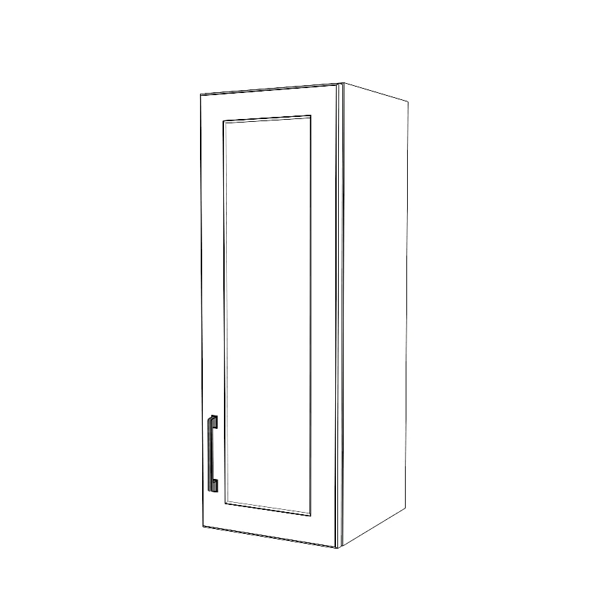 12" Wide x 34" High Wall Cabinet - Painted Doors