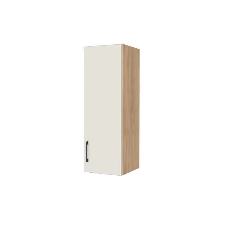 12" Wide x 36" High Wall Cabinet - (Ply Wood Boxes - Flat Panel Doors)