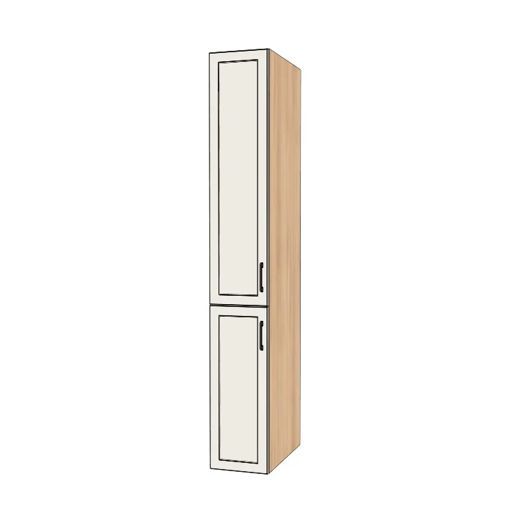 13" Wide Tall Pantry Cabinet - (Ply Wood Boxes - Thermofoil Doors) 24 D