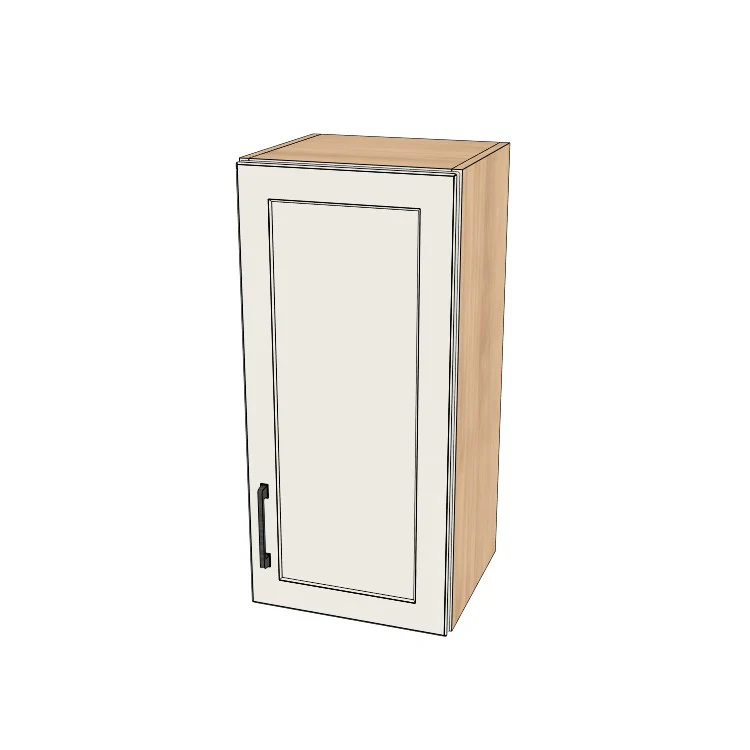 14" Wide x 30" High Wall Cabinet - (Hardrock Maple Melamine Boxes - Thermofoil Doors)