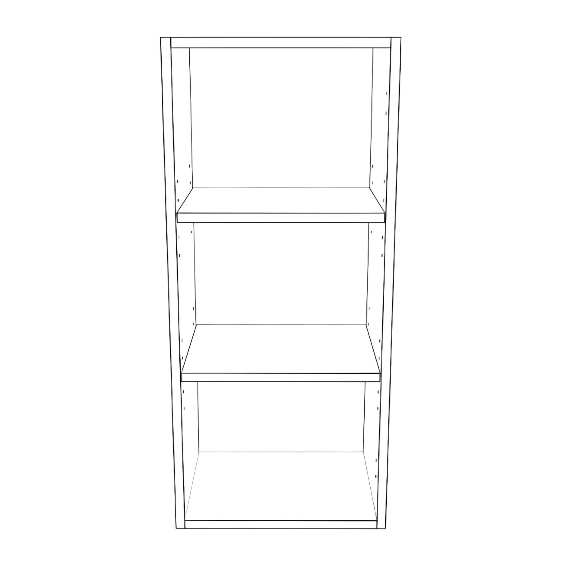 15" Wide x 34" High Wall Cabinet - Thermofoil Doors - Image 2