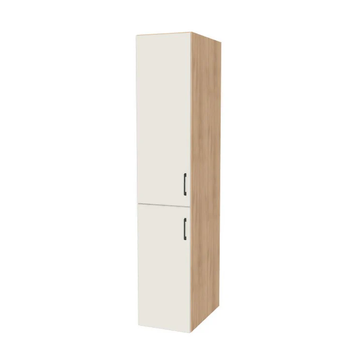 16" Wide Tall Pantry Cabinet - (Ply Wood Boxes - Flat Panel Doors) 24 D