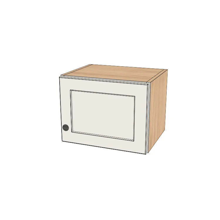 16" Wide x 12" High Wall Cabinet - (Hardrock Maple Boxes - Thermofoil Doors)