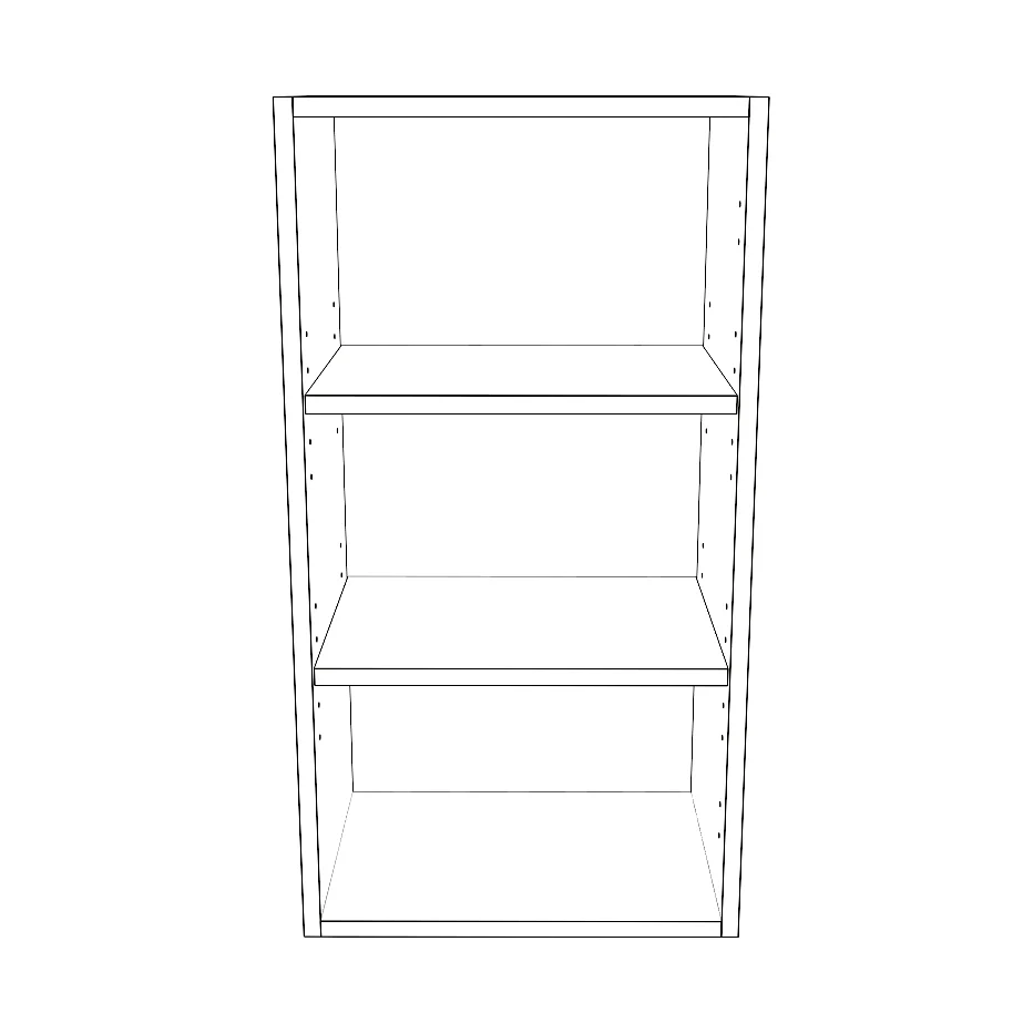 16" Wide x 30" High Wall Cabinet - Painted Doors - Image 2