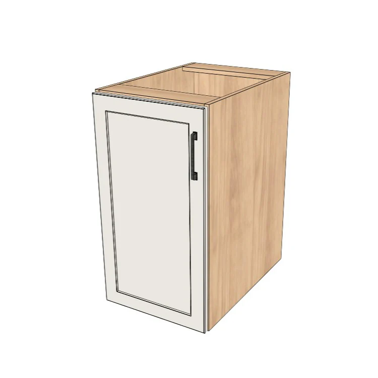 17" Wide Base Cabinet - (Ply Wood Boxes - Painted Doors)