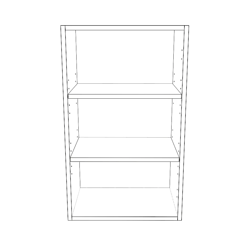 18" Wide x 30" High Wall Cabinet - Painted Doors - Image 2