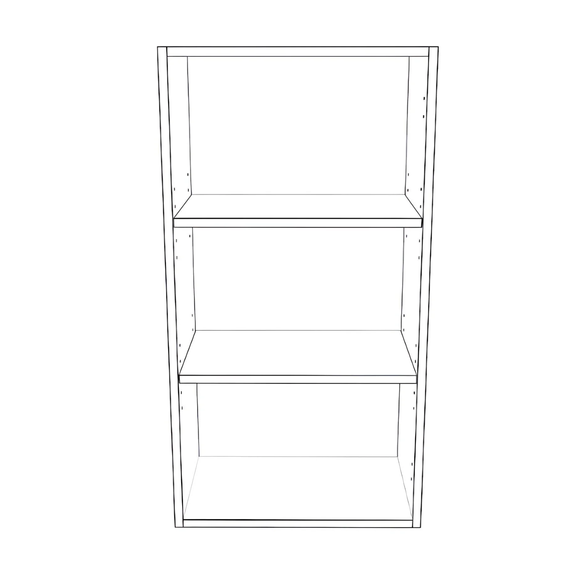 19" Wide x 36" High Wall Cabinet - Painted Doors - Image 2