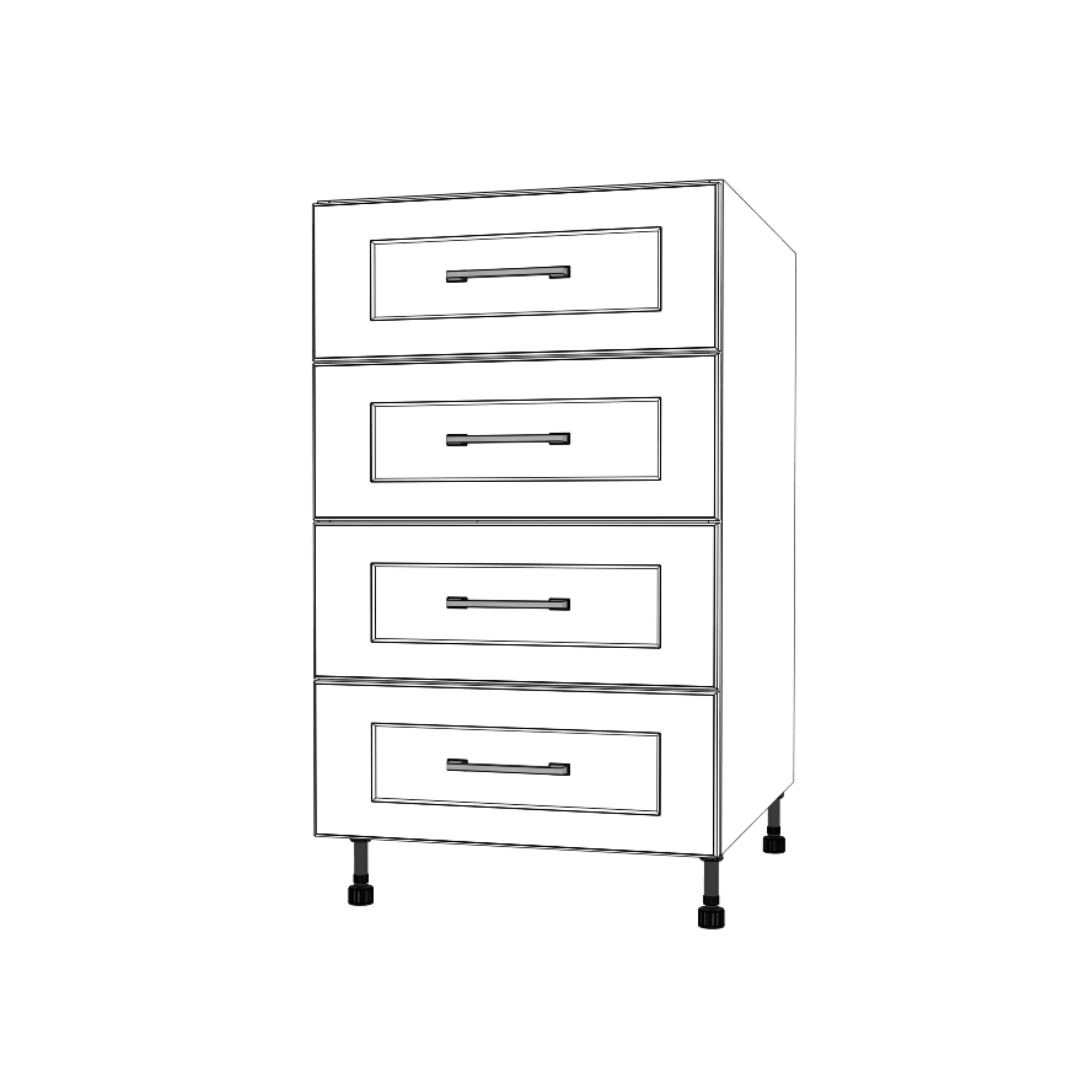 20" Wide Drawer Cabinet - Thermofoil Doors - Image 3