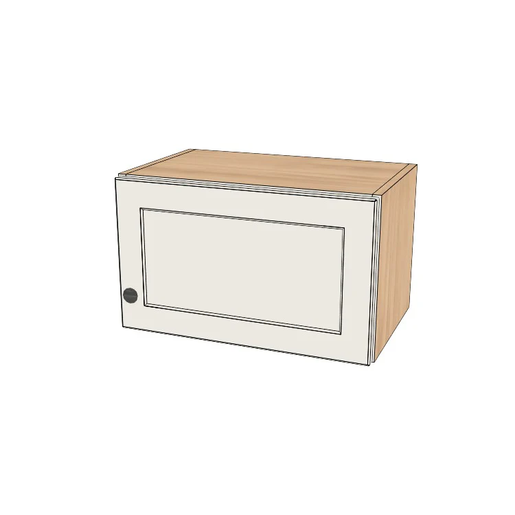 20" Wide x 12" High Wall Cabinet - (Hardrock Maple Boxes - Painted Doors)