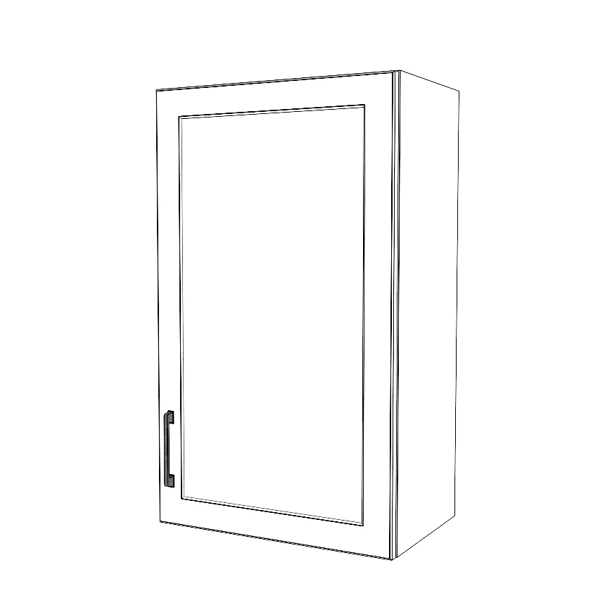 20" Wide x 34" High Wall Cabinet - Painted Doors