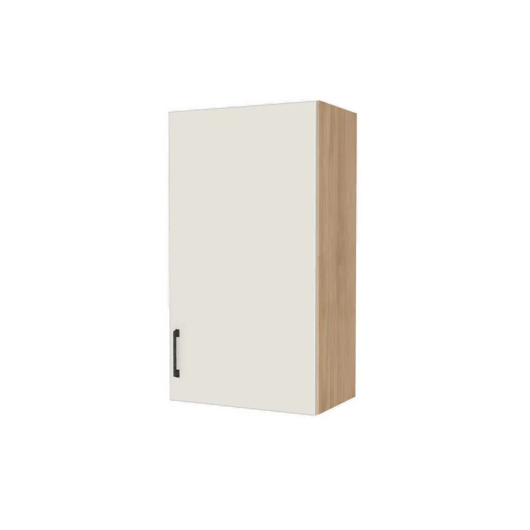 20" Wide x 36" High Wall Cabinet - (Hardrock Maple Melamine Boxes - Flat Panel Doors)
