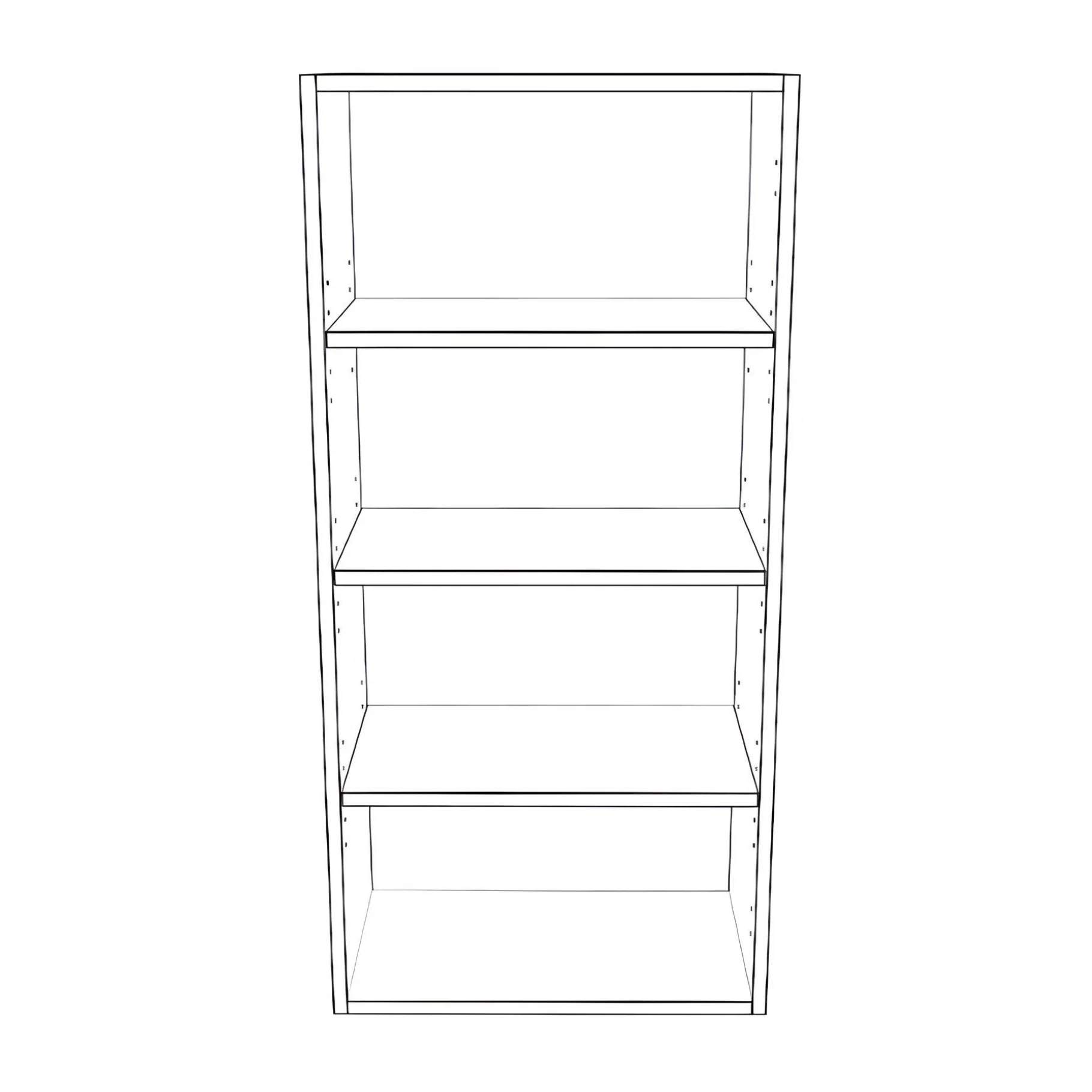 20" Wide x 42" High Wall Cabinet - Painted Doors - Image 2