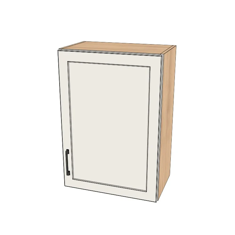21" Wide x 30" High Wall Cabinet - (Hardrock Maple Melamine Boxes - Painted Doors)