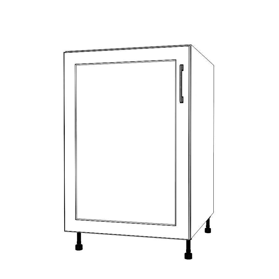 22" Wide Base Cabinet - Painted Doors