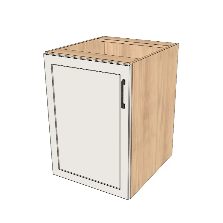22" Wide Base Cabinet - (Ply Wood Boxes - Painted Doors)