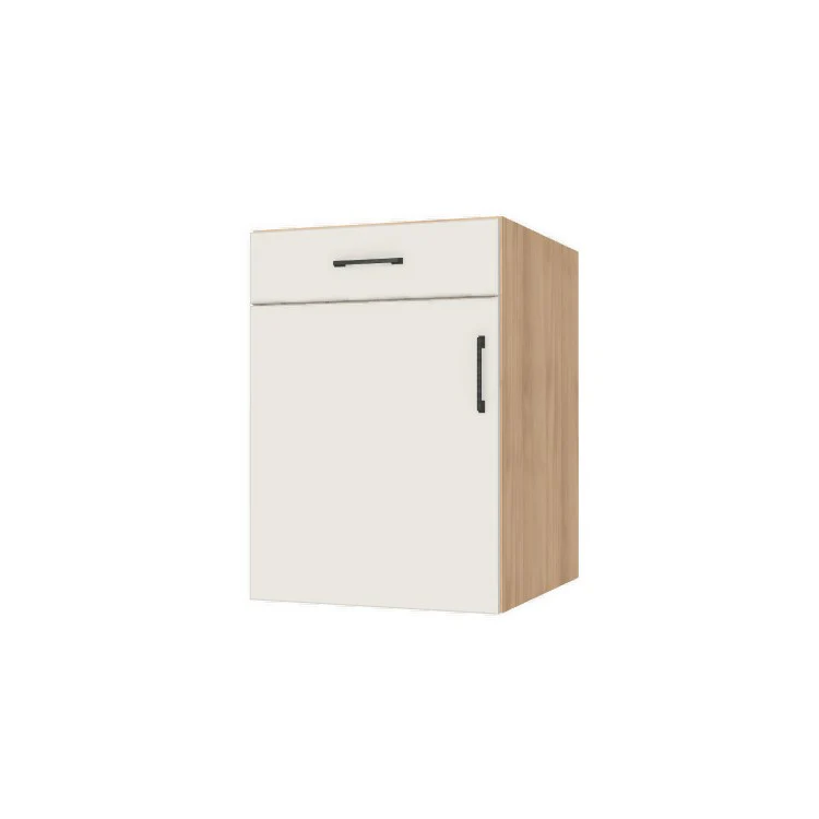 22" Wide Base Cabinet With Drawer On Top - (Ply Wood Boxes - Flat Panel Doors)