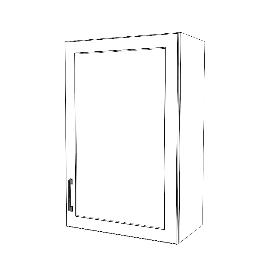 22" Wide x 34" High Wall Cabinet - Painted Doors