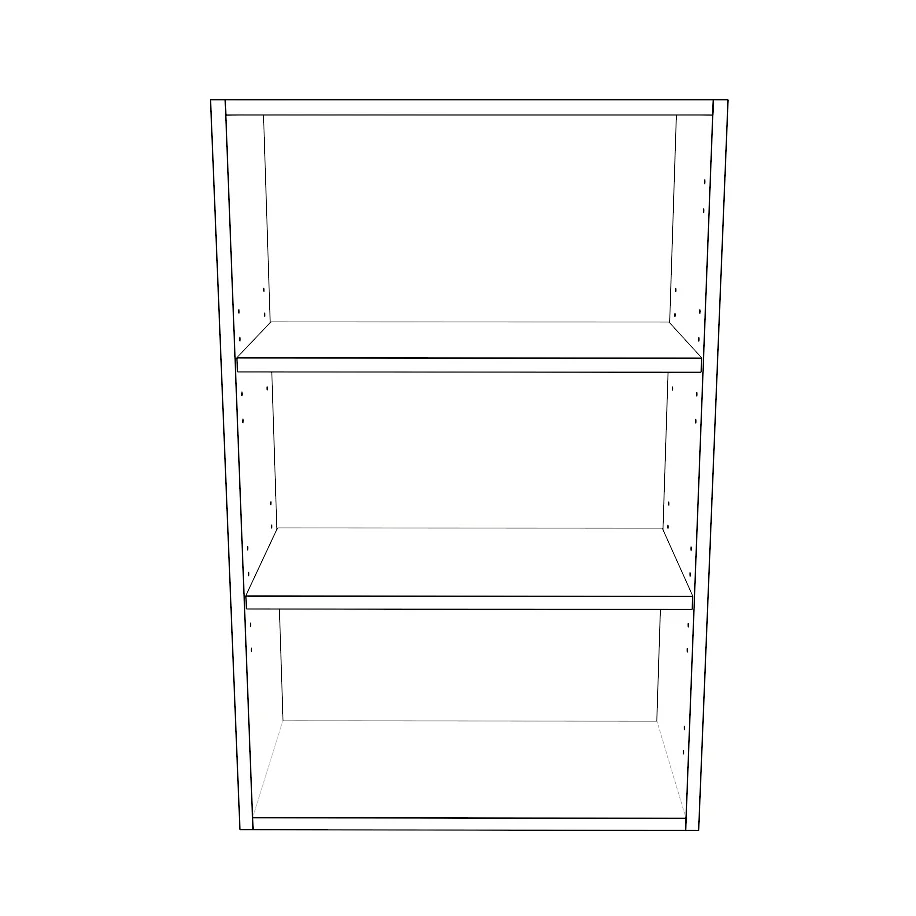 22" Wide x 34" High Wall Cabinet - Painted Doors - Image 2