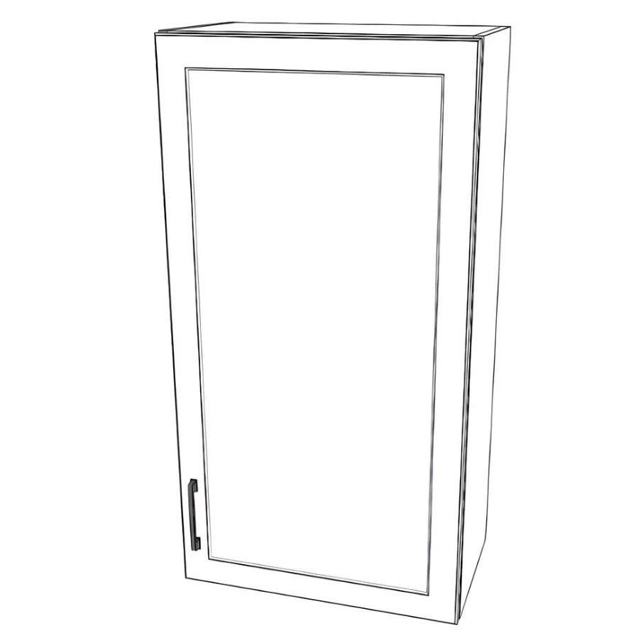 22" Wide x 42" High Wall Cabinet - Thermofoil Doors