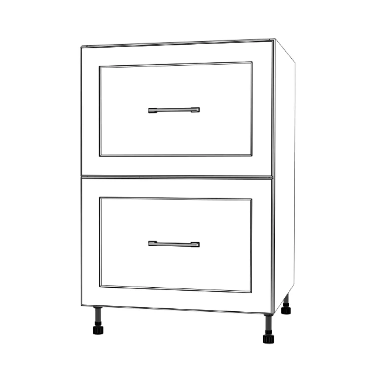 23" Wide Drawer Cabinet - Painted Doors - Image 5