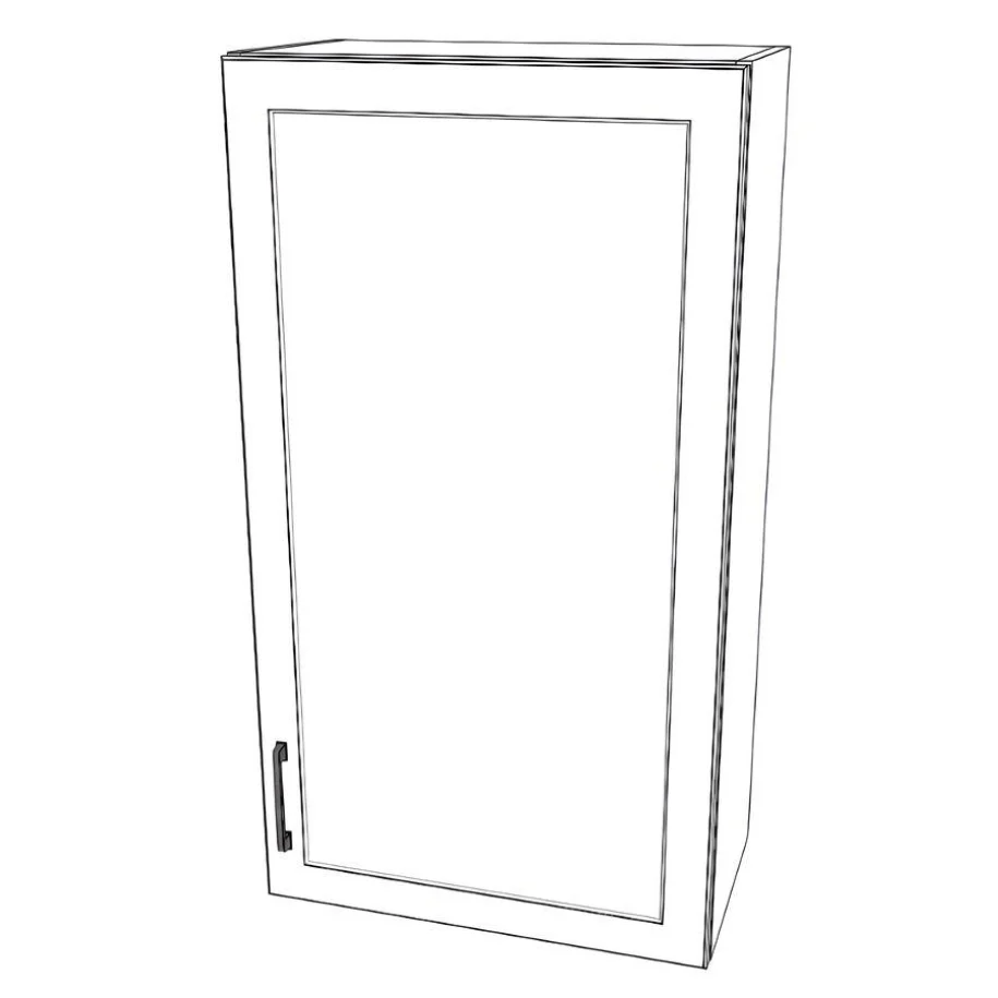 23" Wide x 42" High Wall Cabinet - Painted Doors