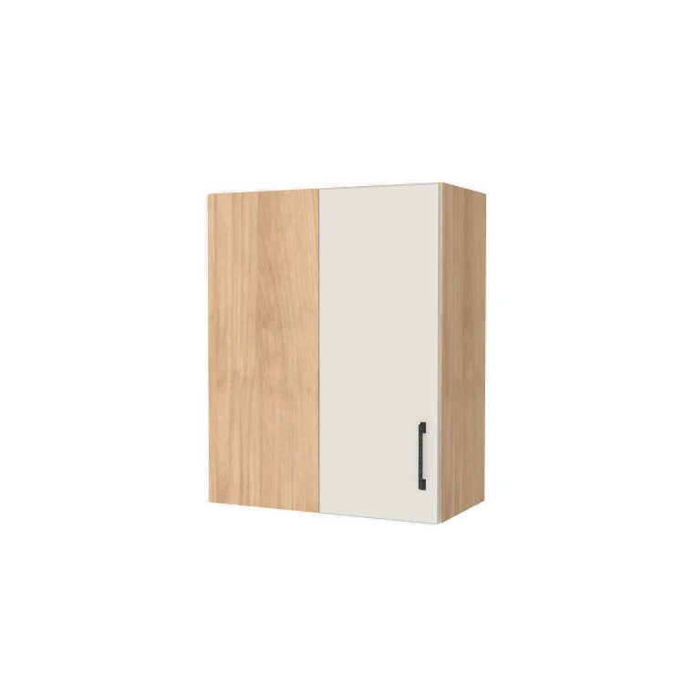 24" Wide 30" High Blind Corner Wall Cabinet - Door on Right/Left Side - (Hardrock Maple Melamine Boxes - Flat Panel Doors)