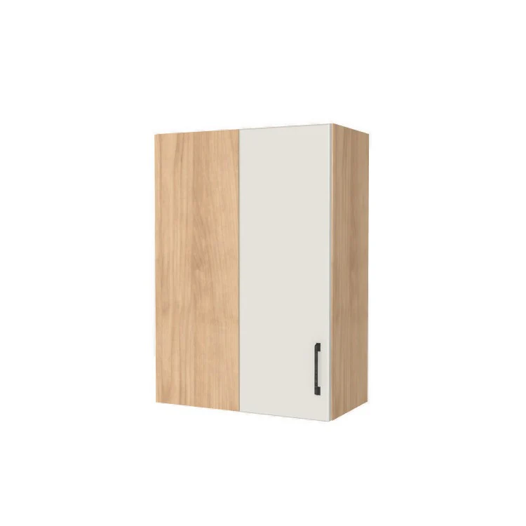 24" Wide 34" High Blind Corner Wall Cabinet - Door on Right/Left Side - (Hardrock Maple Melamine Boxes - Flat Panel Doors)
