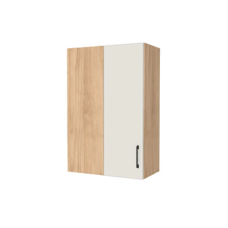 24" Wide 36" High Blind Corner Wall Cabinet - Door on Right/Left Side - (Hardrock Maple Melamine Boxes - Flat Panel Doors)