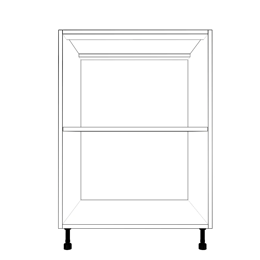 24" Wide Base Cabinet - Thermofoil Doors - Image 2