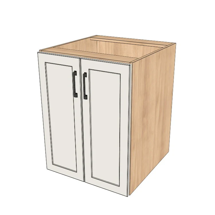 24" Wide Base Cabinet - (Ply Wood Boxes - Thermofoil Doors)