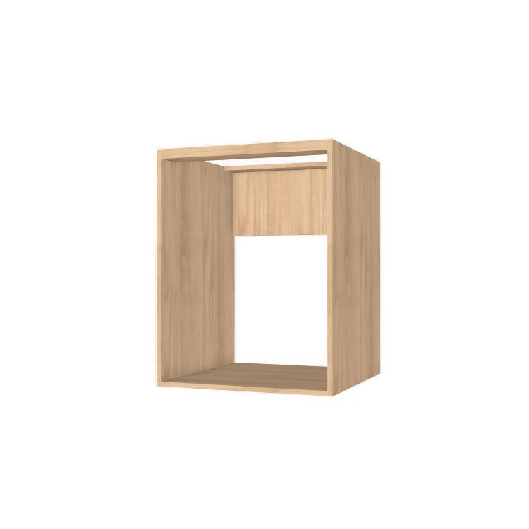 24" Wide Base Cabinet - Sink Cabinet - No Back - (Ply Wood Boxes - Flat Panel Doors) - Image 2