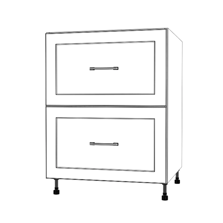 26" Wide Drawer Cabinet - Thermofoil Doors - Image 5