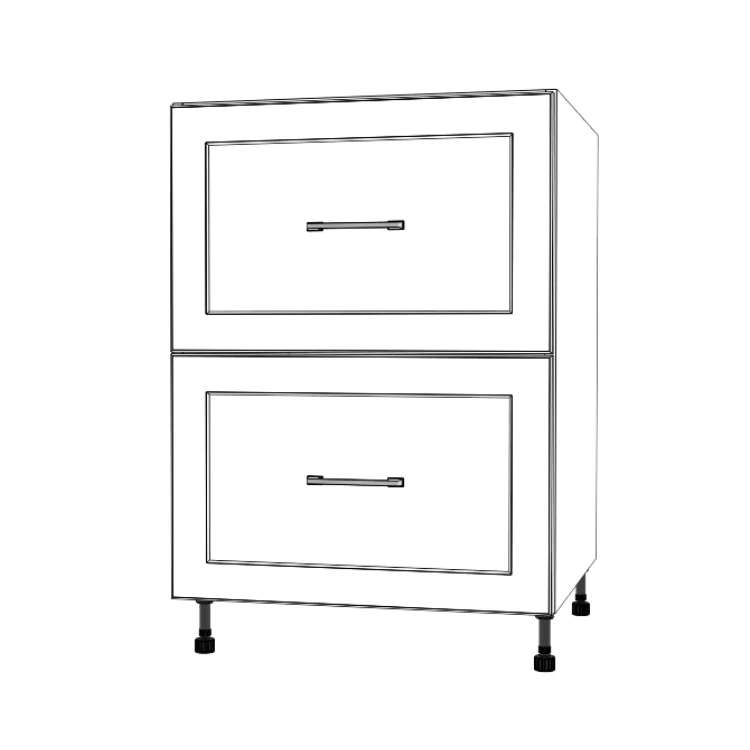 24" Wide Drawer Cabinet - Painted Doors - Image 5