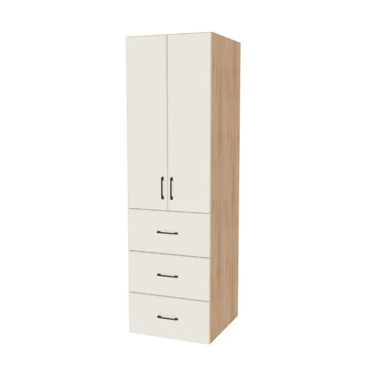 24" Wide Tall Pantry Cabinet with Drawer - (Ply Wood Boxes - Flat Panel Doors) 24 D