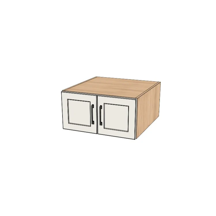 24" Wide x 12" High x 24" Deep Fridge/Stove Cabinet - (Ply Wood Boxes - Thermofoil Doors)