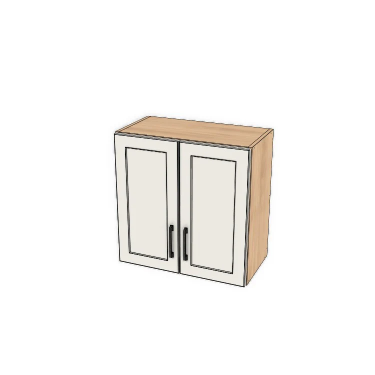 24" Wide x 24" High Fridge/Stove Cabinet - (Ply Wood Boxes - Thermofoil Doors)