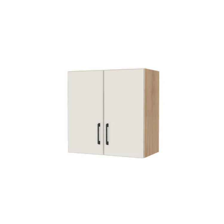 24" Wide x 24" High Wall Cabinet - (Hardrock Maple Melamine Boxes - Flat Panel Doors)