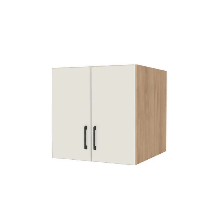 24" Wide x 24" High x 24" Deep Fridge/Stove Cabinet - (Hardrock Maple Melamine Boxes - Flat Panel Doors)