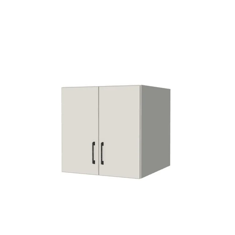 24" Wide x 24" High x 24" Deep Fridge/Stove Cabinet - (White Melamine Boxes - Flat Panel Doors)