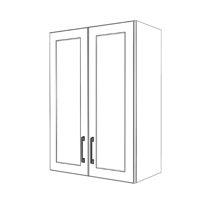 24" Wide x 34" High Wall Cabinet - Painted Doors