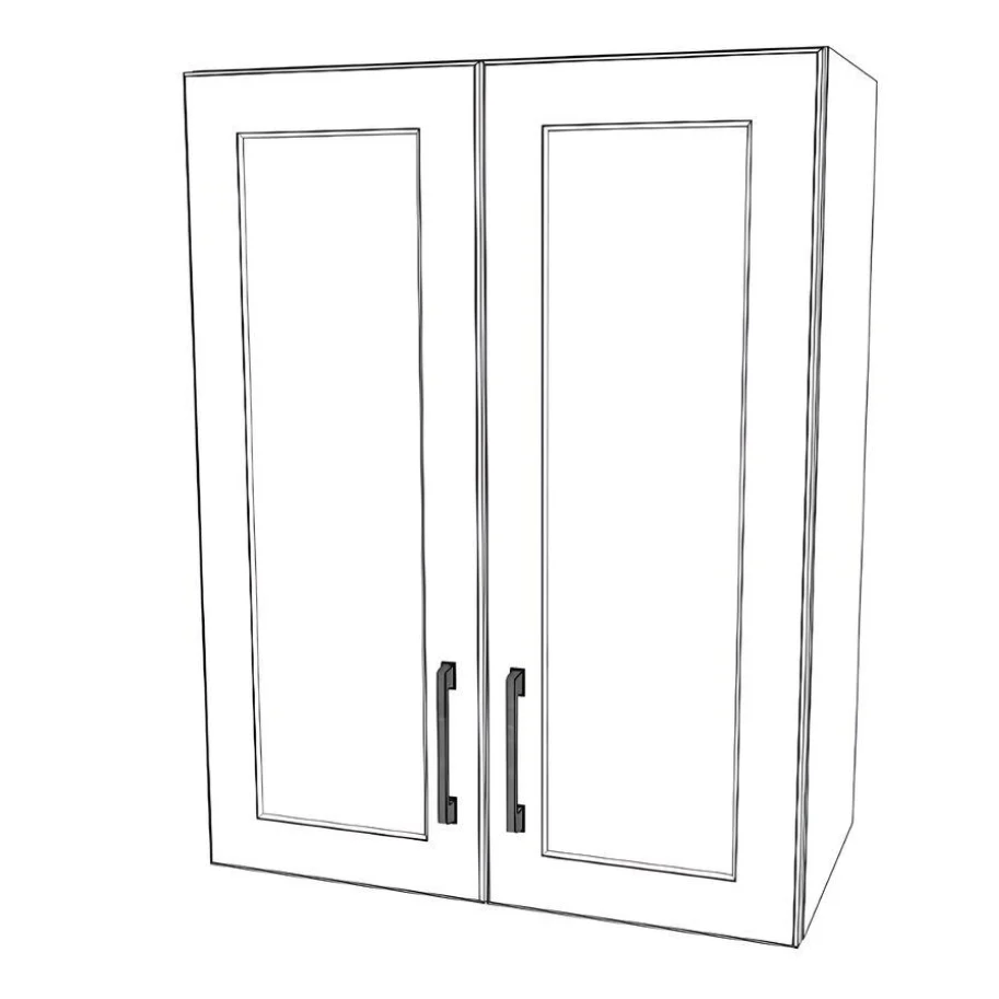 24" Wide x 30" High Wall Cabinet - Painted Doors