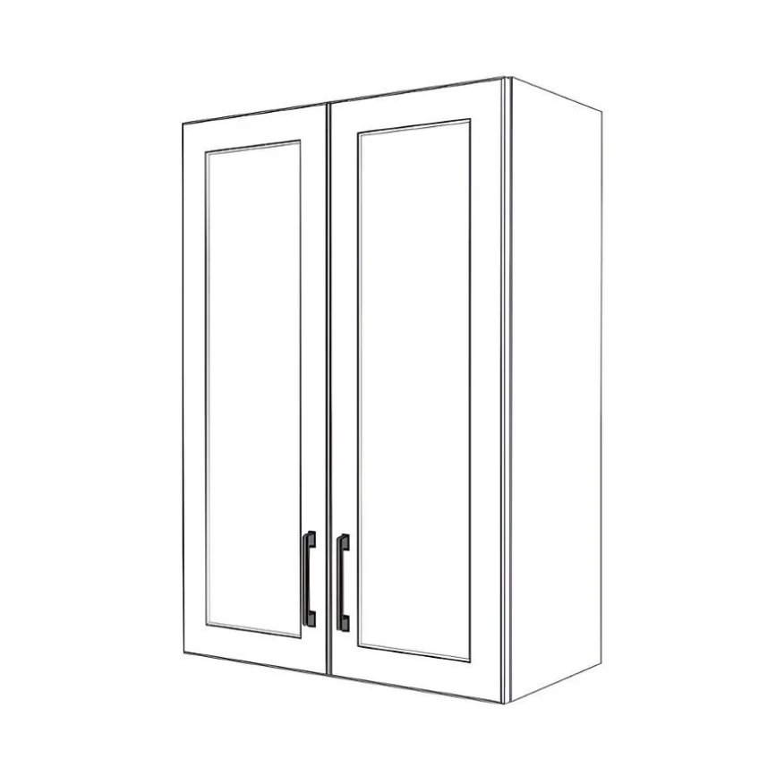 25" Wide x 36" High Wall Cabinet - Painted Doors