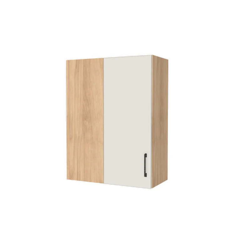 26" Wide 34" High Blind Corner Wall Cabinet - Door on Right/Left Side - (Hardrock Maple Melamine Boxes - Flat Panel Doors)